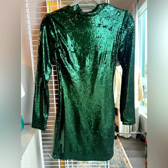 sachin and babi light blue dress Women's Green Sequin Dresses | Sparkly & Glittery main image 0